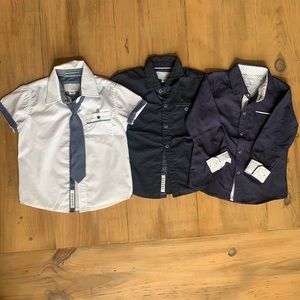 Craft + Flow Toddler Button Up Shirt Bundle